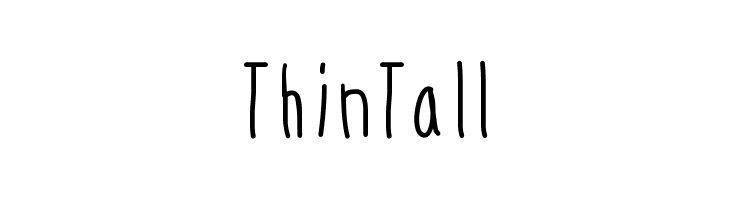 ThinTall Font