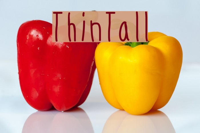 ThinTall Font examples