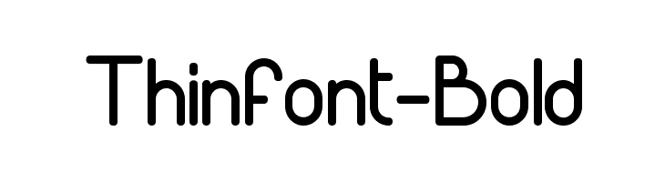 Thinfont-Bold  لخطوط تنزيل