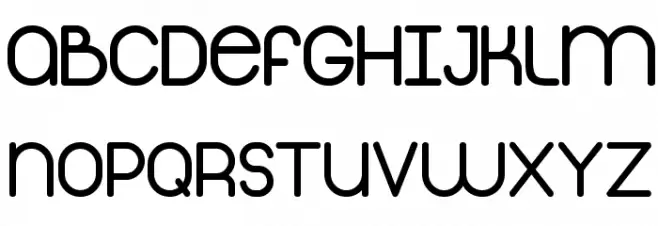 Thinfont-Bold Schriftart Groß