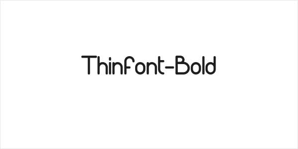 Thinfont-Bold Logo