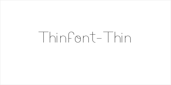 Thinfont-Thin Logo