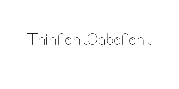 ThinfontGabofont Logo