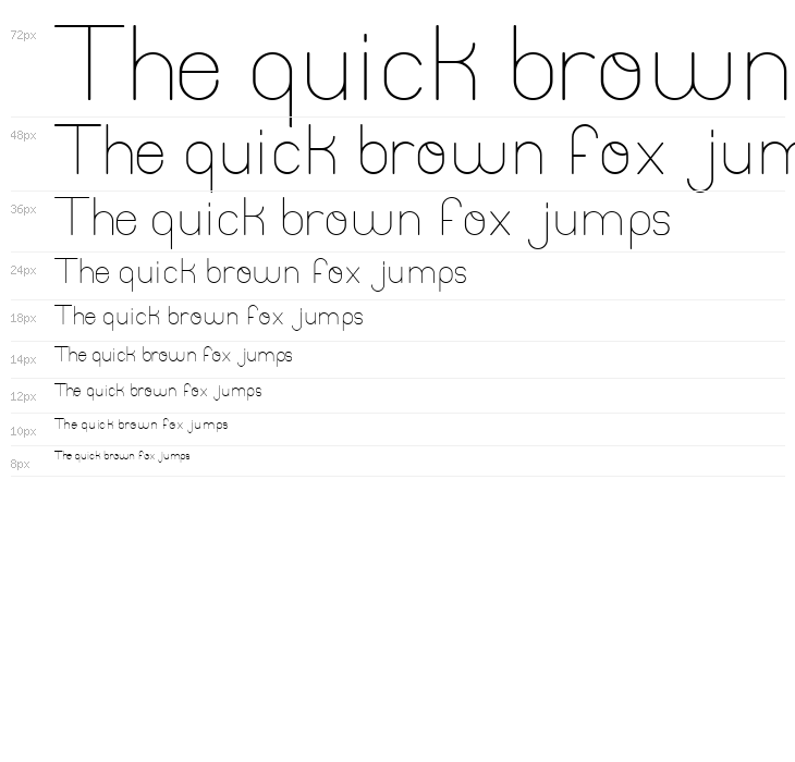 ThinfontGabofont Waterfall