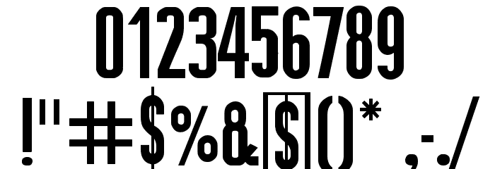 Thing Press Font OTHER CHARS