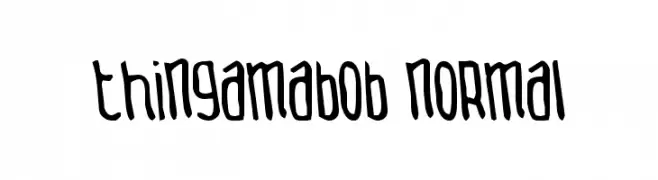 Thingamabob Normal  Frei Schriftart Herunterladen