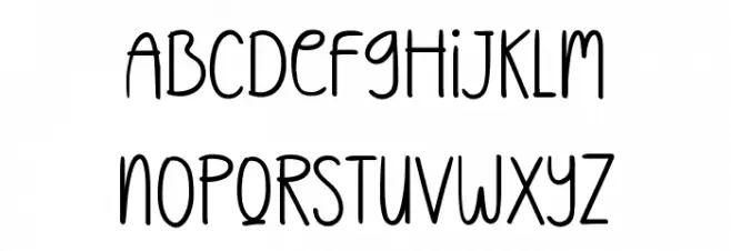 Thingking Forward Font UPPERCASE