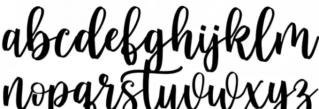 Things Love फ़ॉन्ट लोअरकेस