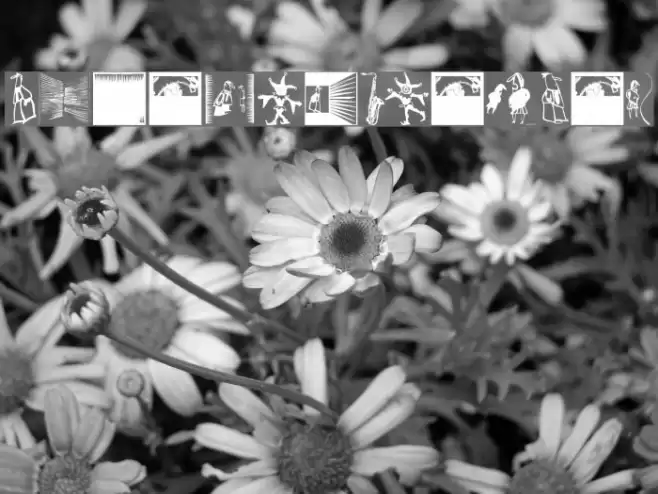 ThingsFoundOne Font examples