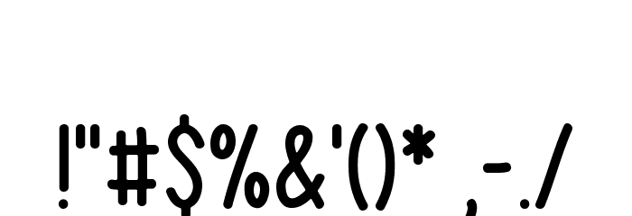 Think Big Font OTHER CHARS