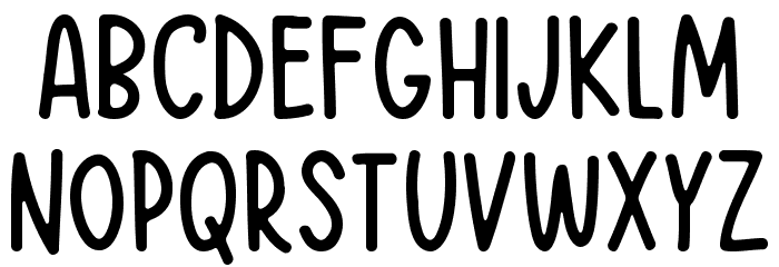 Think Big Font LOWERCASE