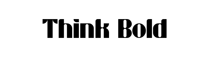 Think Bold  لخطوط تنزيل