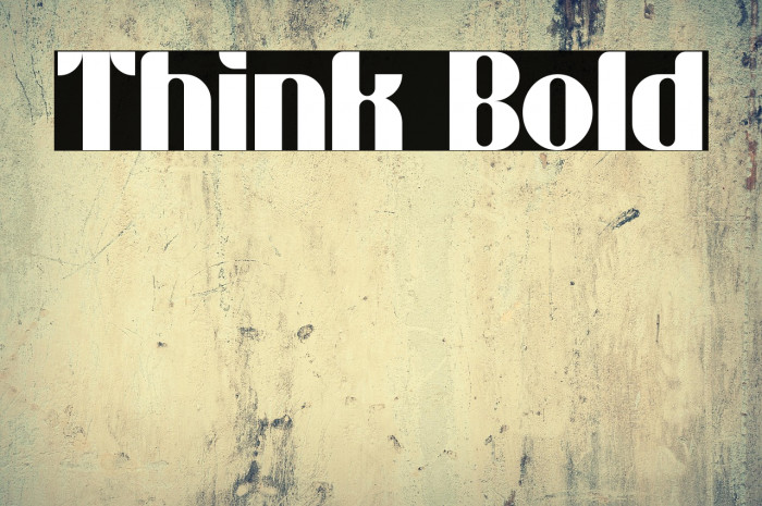 Think Bold Example 1