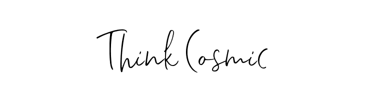 Think Cosmic  font caratteri gratis