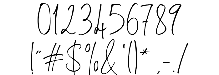 Think Cosmic Font OTHER CHARS