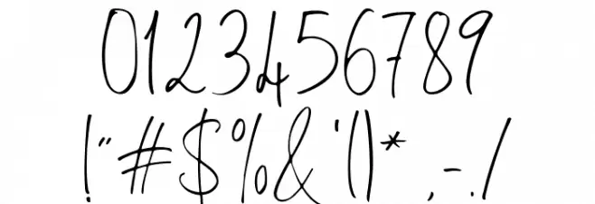 Think Cosmic Font OTHER CHARS