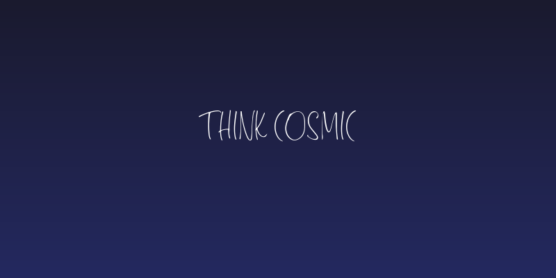 Think Cosmic Social Header