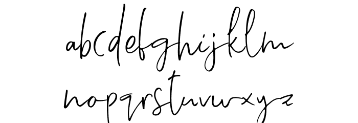 Think Cosmic Font LOWERCASE