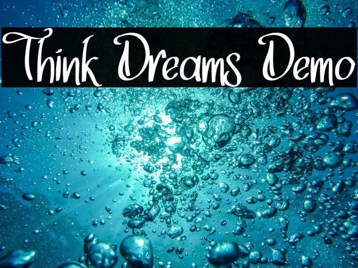 Think Dreams Demo Example 2