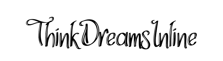 Think Dreams Inline फ़ॉन्ट