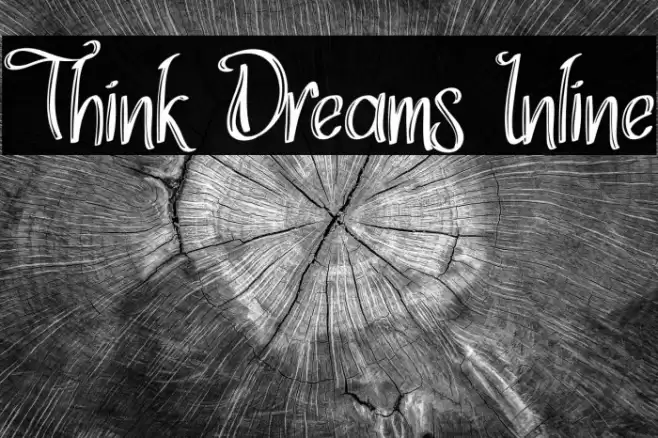 Think Dreams Inline Caratteri examples