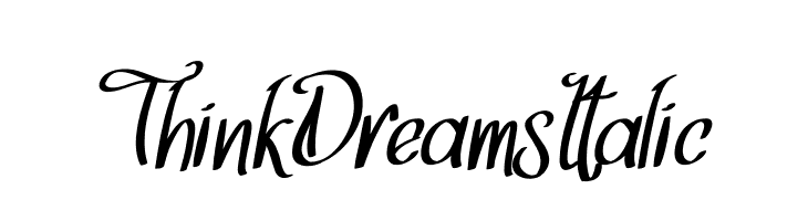 Think Dreams Italic फ़ॉन्ट