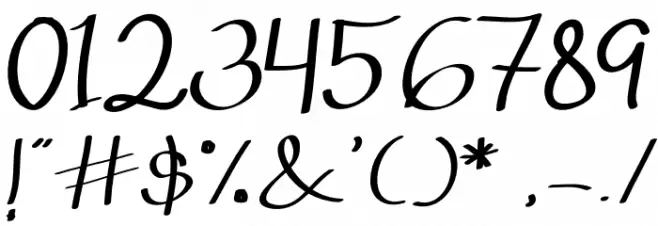 Think Dreams Italic Font OTHER CHARS