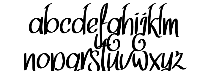 Think Dreams Font LOWERCASE