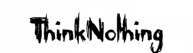 Think Nothing  Free Fonts Download