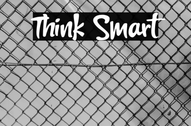 Think Smart Font examples