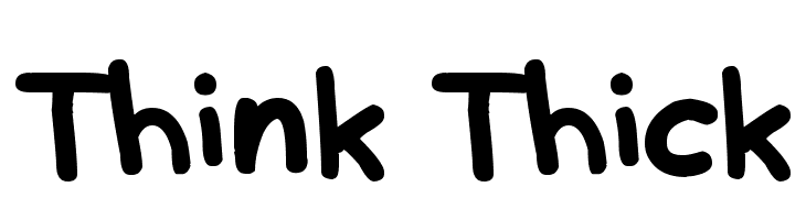 Think Thick  Descarca Fonturi Gratis