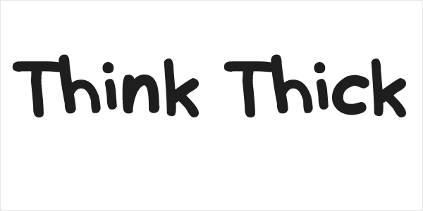 Think Thick Logo