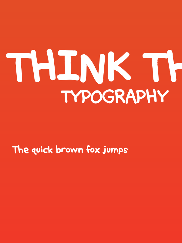 Think Thick Poster