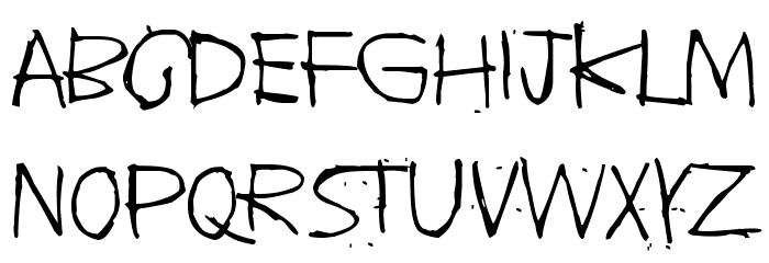Think harder Font LOWERCASE