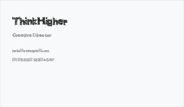 ThinkHigher Business Card