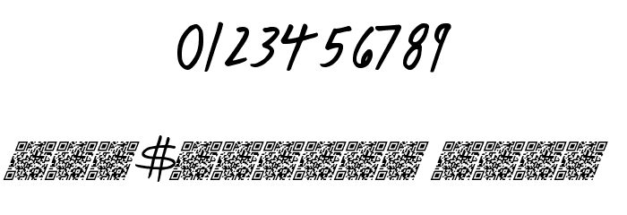 ThinkLight Font OTHER CHARS