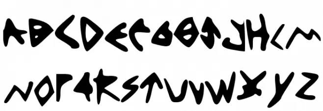 ThinkPositive Font Litere mari