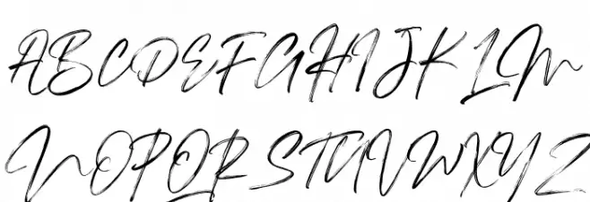 Thinkers Schriftart Groß