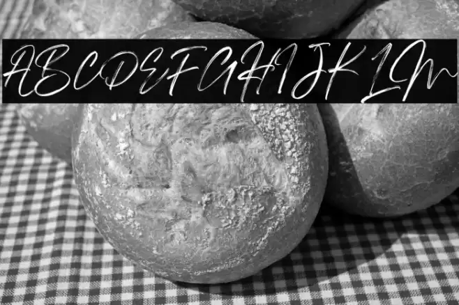 Thinkers Font examples