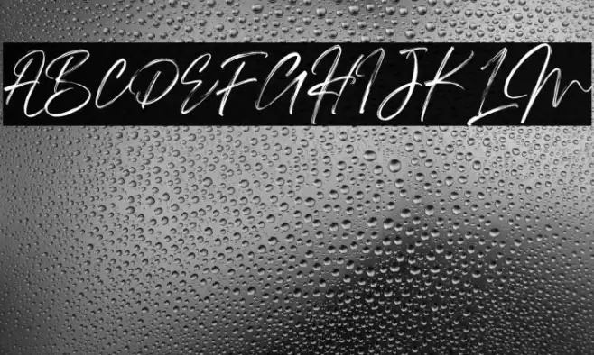 Thinkers Font examples