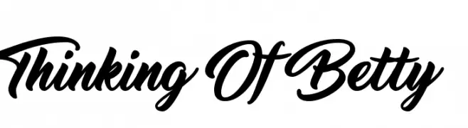 Thinking Of Betty  Frei Schriftart Herunterladen