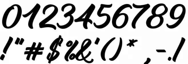 Thinking Of Betty Font OTHER CHARS