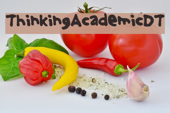 ThinkingAcademicDT Fonte examples