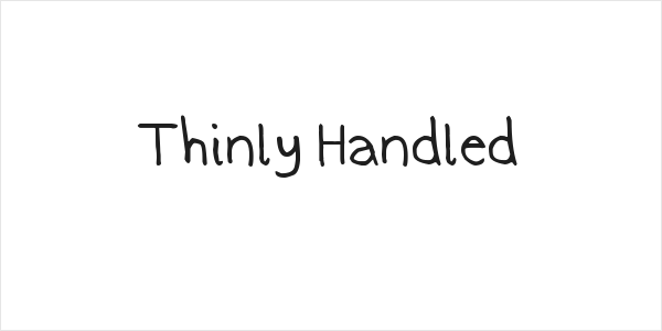Thinly Handled Logo