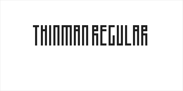 Thinman Regular Logo