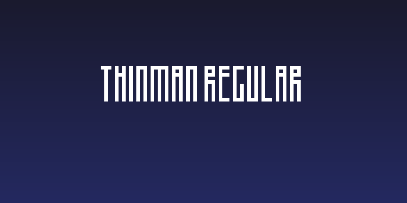 Thinman Regular Social Header