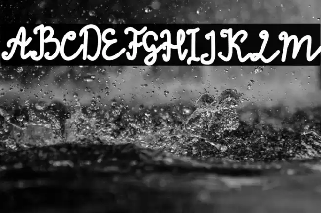 Thinna Bell Font examples