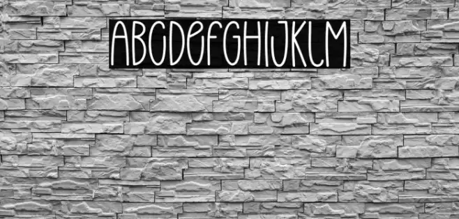 Thinner Quality Font examples