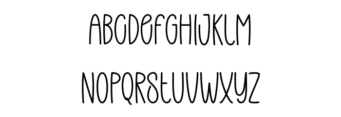 Thinner Quality Font LOWERCASE