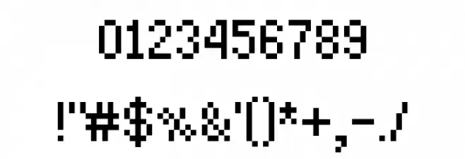 Thintel Regular Font OTHER CHARS